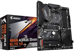 AMD Ryzen 5 5600Xで組む自作PC　GIGABYTE B550 AORUS ELITE V2 マザーボード ATX [AMD B550チップセット搭載]の商品画像