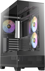 AI画像生成自作pc ANTEC CX700 RGB ELITE Fixed Mode RGBファン6個を標準搭載したピラーレスのATX対応ミドルタワーPCケース ブラックの画像
