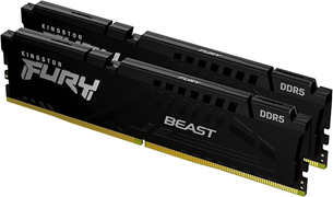 AMD Ryzen 5 7600 CPUで高コストパフォーマンスの自作ＰＣを組んでみよう  キングストン FURY デスクトップPC用メモリ DDR5 5200MT/秒 8GB×2枚の商品画像