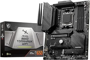AM5 マザーボード おすすめ順第2位  MSI マザーボード MAG B650 TOMAHAWK WIFI AMD Ryzen 7000 シリーズ(AM5)対応B650チップセット搭載 ATXの画像