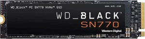 コスパ抜群の20万円ゲーミングPC自作に必要なパーツ WD_BLACK 1TB SN770 NVMe 内蔵ゲーミング SSD ソリッドステートドライブ - Gen4 PCIe, M.2 2280、最大5,150 MB/sの画像