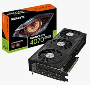 RTX 4070 SUPERおすすめモデル第3選目　GIGABYTE GeForce RTX 4070 SUPER WINDFORCE OCの商品画像