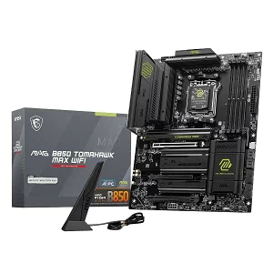 AI自作PCで使用した、MSI MAG B850 TOMAHAWK MAX WiFi マザーボードの画像