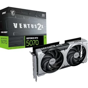 GPU：MSI GeForce RTX 5070 12G VENTUS 2X OCの画像